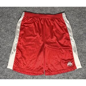 Ohio State Buckeyes Basketball Shorts Athletic Baggy NCAA Men's Size‎ Large Red